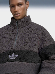adidas Originals, Winter Fleece Jacket, grey, Image 3 of 5