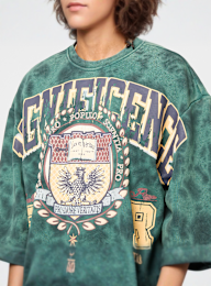 Smoke Rise, MAGNIFICENCE FLEECE CREWNECK JUNE BUG, green, Image 3 of 5