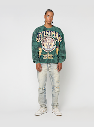 Smoke Rise, MAGNIFICENCE FLEECE CREWNECK JUNE BUG, green, Image 5 of 5