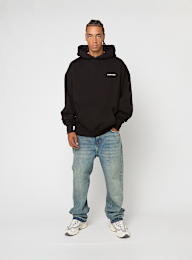 Pegador, LOGO OVERSIZED HOODIE WASHED BLACK, black, Image 4 of 4