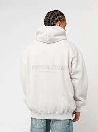 Pegador, Colne Logo Oversized Sweat Jacket Vintage Light Rough Grey, grey, Image 1 of 5