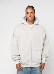 Pegador, Colne Logo Oversized Sweat Jacket Vintage Light Rough Grey, grey, Image 2 of 5