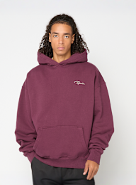 Pegador, Pike Oversized Hoodie Washed Maroon Red Stone, red, Image 2 of 5