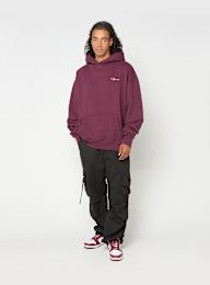 Pegador, Pike Oversized Hoodie Washed Maroon Red Stone, red, Image 5 of 5