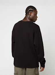 Pegador, Signar Oversized Waffle Longsleeve Washed, black, Image 2 of 4