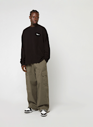 Pegador, Signar Oversized Waffle Longsleeve Washed, black, Image 4 of 4