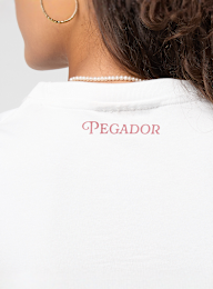 Pegador, YELENE CROPPED BABY TEE, white, Image 4 of 5