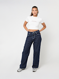 Pegador, YELENE CROPPED BABY TEE, white, Image 5 of 5