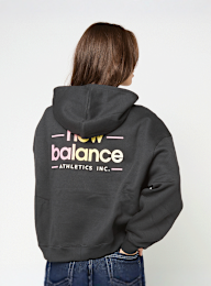 New Balance, Reimagined Fleece Oversized Hoodie black, black, Image 1 of 5