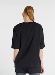 New Balance, Linear Heritage Oversized T-Shirt, zwart, Afbeelding 2 van 4
