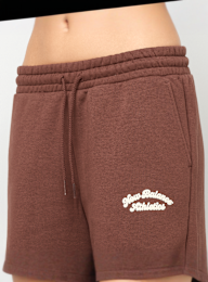 New Balance, Linear Heritage Fleece Wide Leg Pant rich oak, brown, Image 3 of 5