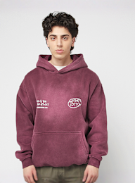 Another Cotton Lab, Pasta Night Washed Hoodie, red, Image 2 of 5