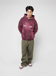 Another Cotton Lab, Pasta Night Washed Hoodie, red, Image 5 of 5