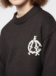 Another Cotton Lab, Another Yankee Knit Sweater, brązowy, Obraz 3 z 5