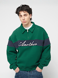 Another Cotton Lab, Another Half Zip Sweater, green, Image 1 of 5