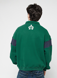 Another Cotton Lab, Another Half Zip Sweater, green, Image 2 of 5