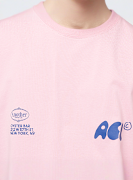 Another Cotton Lab, Oyster and Champange T-Shirt, light pink, Image 3 of 5