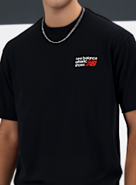 New Balance, Athletics Premium Logo T-Shirt, black, Image 3 of 4