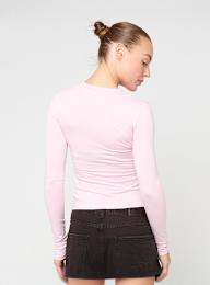 Felicious, Basic Tight Logo Longsleeve, light pink, Image 2 of 4