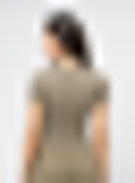 Felicious, Basic Tight Logo T-Shirt, green, Image 2 of 4