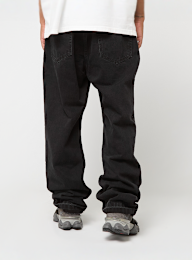 2Y STUDIOS, ARUN OPEN HEM STRAIGHT JEANS VINTAGE BLUE, zwart, Afbeelding 2 van 5