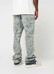2Y STUDIOS, LORANDOR FLARED FIT JEANS Sand Blue, blue, Image 2 of 5