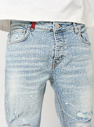 2Y STUDIOS, VICTOR RIPPED SLIM FIT JEANS Black, blue, Image 3 of 5