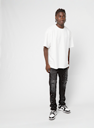 2Y STUDIOS, VICTOR RIPPED SLIM FIT JEANS Black, black, Image 5 of 5