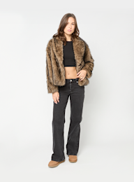 Urban Classics, Short Faux Fur Jacket, brown, Image 4 of 4