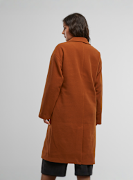 Urban Classics, Ladies Oversized Long Coat, bruin, Afbeelding 2 van 4