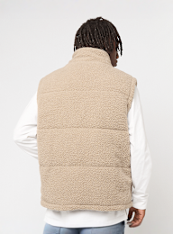 Urban Classics, Basic Teddy Puffer Vest, beige, Image 2 of 4