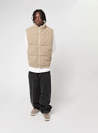 Urban Classics, Basic Teddy Puffer Vest, beige, Image 4 of 4