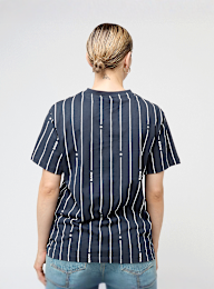 Karl Kani, Signature Pinstripe Oversized T-Shirt, blauw, Afbeelding 2 van 4