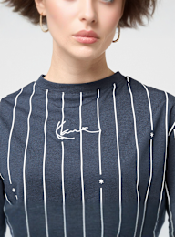 Karl Kani, Signature Pinstripe Oversized T-Shirt, blauw, Afbeelding 3 van 4