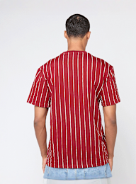 Karl Kani, Autograph Pinstripe Jersey Boxy T-Shirt, rood, Afbeelding 2 van 4