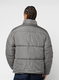 Karl Kani, Small Signature Embossed Logo Puffer Jacket, grey, Image 2 of 6
