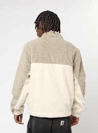Karl Kani, Signature Rubber Patch Teddy Zip Jacket, beige, Image 2 of 5