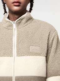 Karl Kani, Signature Rubber Patch Teddy Zip Jacket, beige, Image 3 of 5