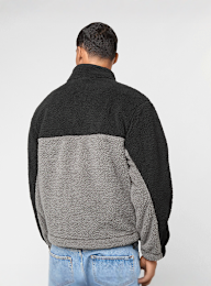 Karl Kani, Signature Rubber Patch Teddy Zip Jacket, zwart, Afbeelding 2 van 4