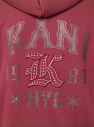 Karl Kani, Kani Western Os Zip Hoodie, red, Image 3 of 5