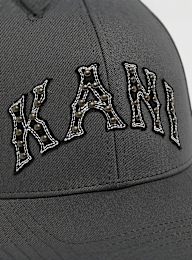 Karl Kani, Looplabel Baseball Cap, grey, Image 4 of 4
