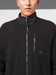 HALO, Windproof Teddyfleece Jacket, black, Image 3 of 5