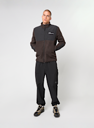 HALO, Blocked Zip Fleece, brązowy, Obraz 6 z 6