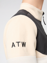 HALO, HALO BLOCKED ZIP FLEECE chocolate torte, beige, Image 4 of 6