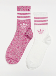 adidas Originals, Glitter Crew Socks (2 Pack), lichtroze, Afbeelding 1 van 2