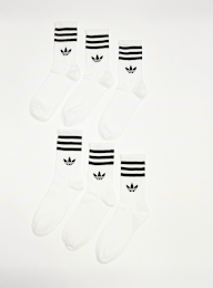 adidas Originals, 6 PACK - 3S CREW S  white, wit, Afbeelding 1 van 2