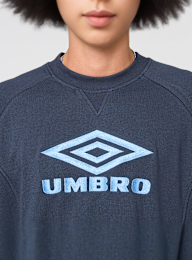 Umbro, ICONIC SWEAT dark navy/vista blue, blue, Image 3 of 4
