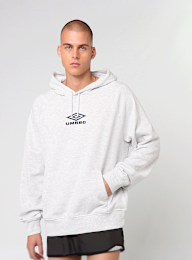 Umbro, ICONIC HOODIE black/chili pepper, grey, Image 1 of 4