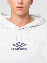 Umbro, ICONIC HOODIE black/chili pepper, grey, Image 3 of 4