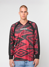 Umbro, Printed Long Sleeve Jersey, red, Image 1 of 4